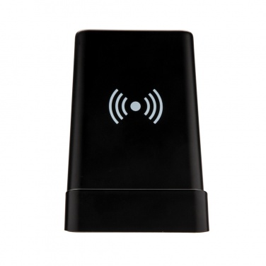 Logo trade promotional giveaway photo of: Light up logo 5W wireless charging pen holder